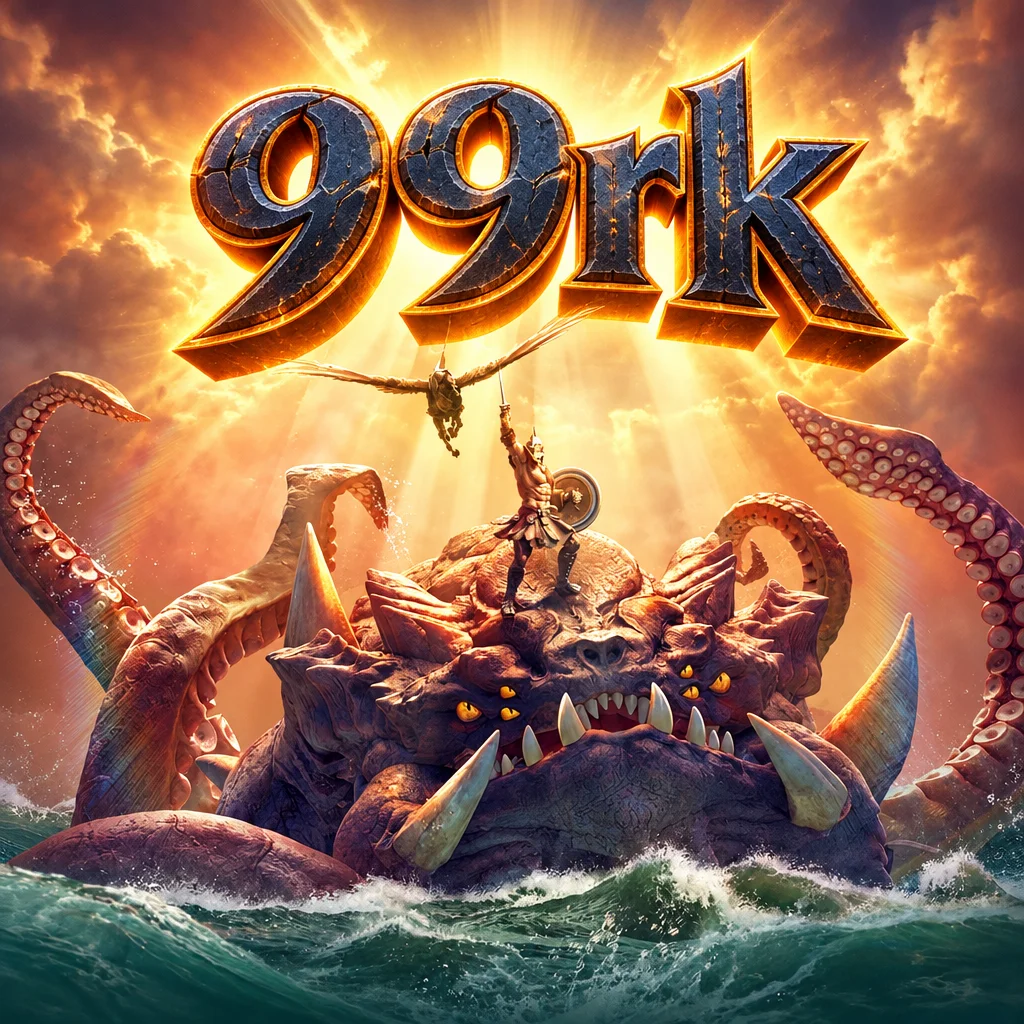 Visual ilustrasi game Legend of Perseus di 99rk bertema mitologi Yunani kuno